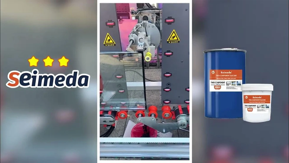 Selante de silicone estrutural de dois componentes para unidades de vidro isolante (IGU)