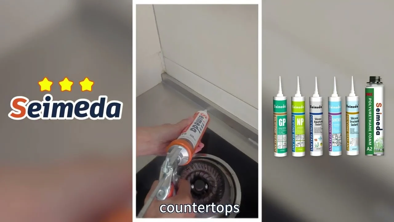 Selante de silicone para cozinha e banheiro