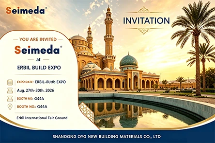 Seimeda na Erbil Build Expo 2026 &mdash; selantes de silicone, espuma de PU e amp; OEM